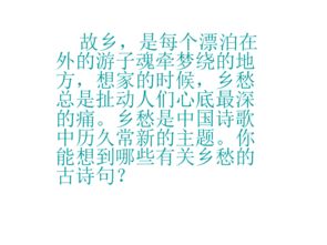 關于鄉(xiāng)愁的古詩句大全