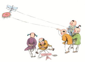 關于牧童放風箏的詩句