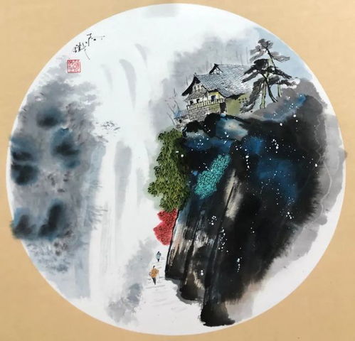 茅屋,詩句,山中