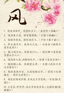 關(guān)于花的古詩詞詩句