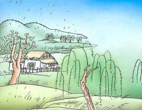 描寫早晨春雨的詩句古詩詞