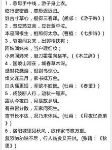 抒發(fā)親情古詩句