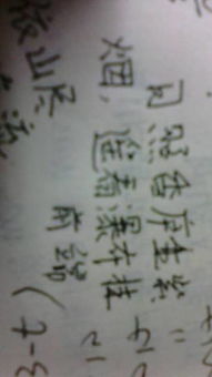 關(guān)于異詩(shī)句