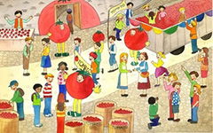 作文開頭場景描寫100字