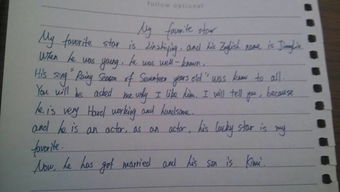 有關寫偶像作文的開頭