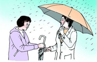 下雨天爺爺給我送傘作文開頭