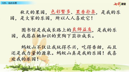 我的樂園四級作文開頭家里的院子