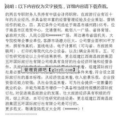 更名組建*國際旅行社可行性研究報告(更名組建*國際旅行社可行性研究報告)