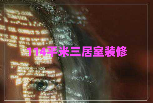 114平米三居室裝修 114平米三居室裝修