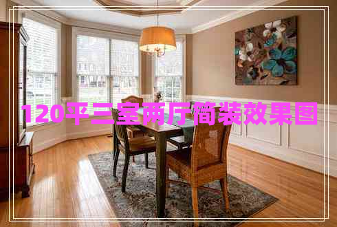 120平三室兩廳簡(jiǎn)裝效果圖 120平三室兩廳簡(jiǎn)裝效果圖