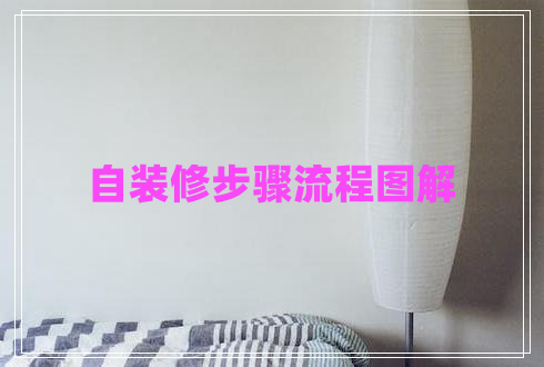 自裝修步驟流程圖解