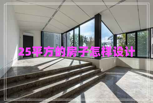 25平方的房子怎樣設計 25平方的房子怎樣設計