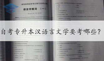 自考漢語言文學(xué)本科要幾