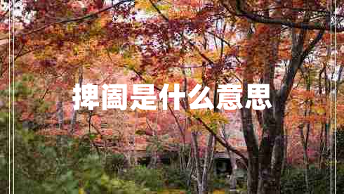 捭闔是什么意思