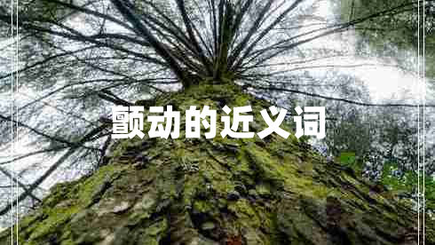 顫動(dòng)的近義詞 顫動(dòng)的近義詞