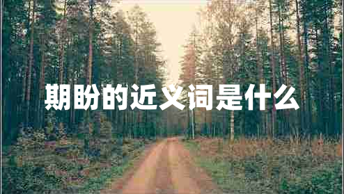 期盼的近義詞是什么