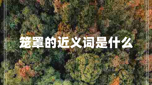 籠罩的近義詞是什么