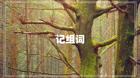 記組詞