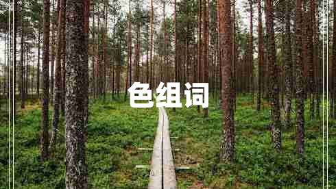 色組詞 色組詞