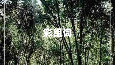 彩組詞 彩組詞