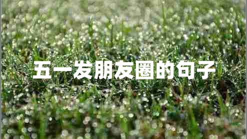 五一發(fā)朋友圈的句子