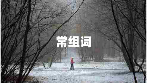 常組詞 常組詞