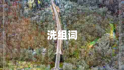 洗組詞 洗組詞