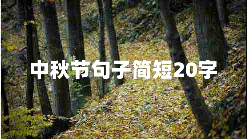 中秋節(jié)句子簡(jiǎn)短20字 中秋節(jié)句子簡(jiǎn)短20字