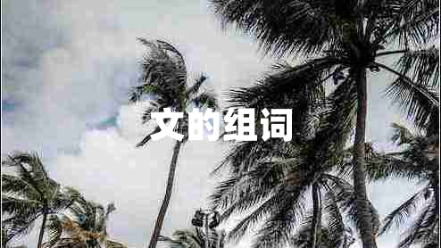 文的組詞 文的組詞