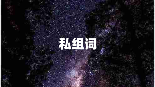 私組詞