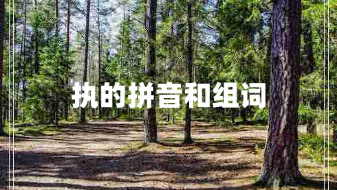 執(zhí)的拼音和組詞 執(zhí)的拼音和組詞