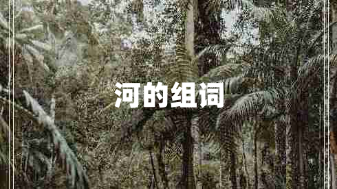 河的組詞 河的組詞