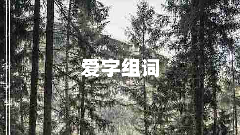 愛字組詞 愛字組詞