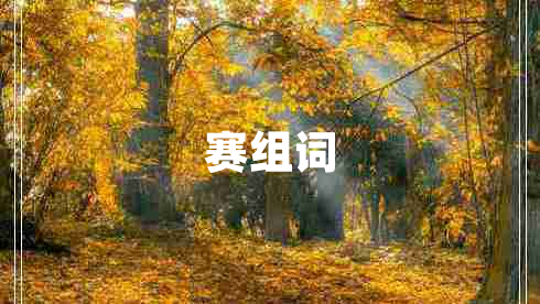 賽組詞 賽組詞