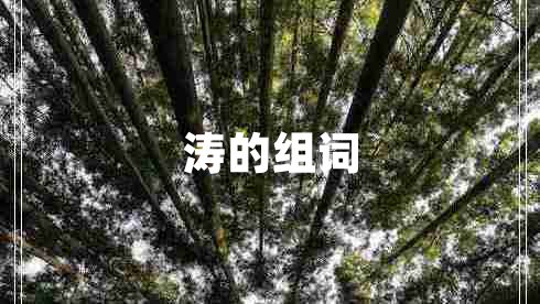 濤的組詞