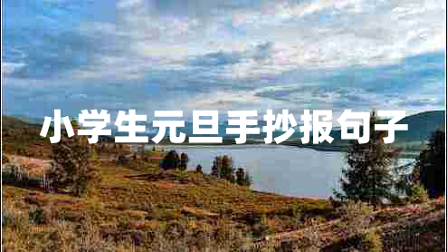 小學(xué)生元旦手抄報(bào)句子 小學(xué)生元旦手抄報(bào)句子