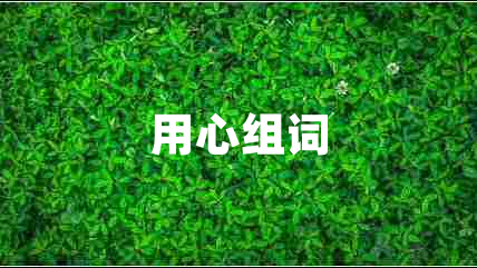 用心組詞 用心組詞