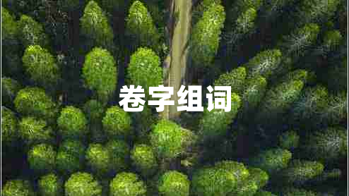 卷字組詞 卷字組詞