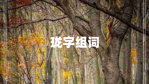 瓏字組詞