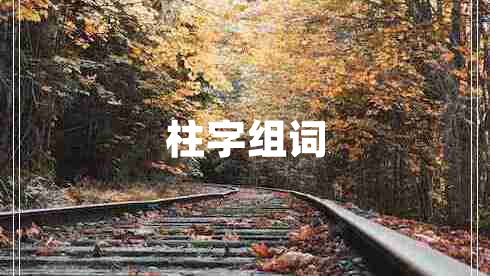 柱字組詞 柱字組詞