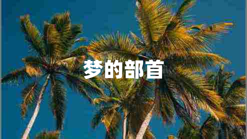 夢的部首