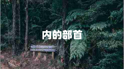 內(nèi)的部首