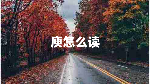 庾怎么讀 庾怎么讀