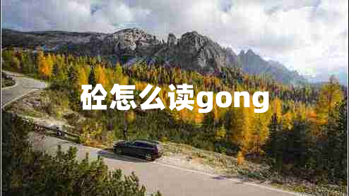 砼怎么讀gong