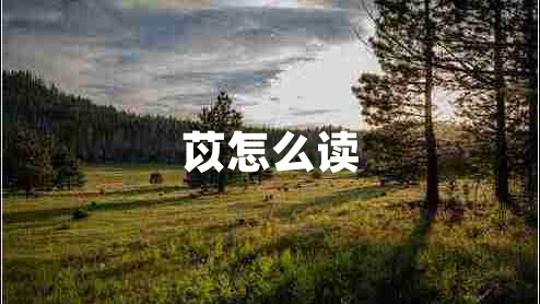 苡怎么讀 苡怎么讀