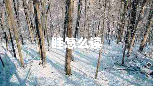 眭怎么讀 眭怎么讀