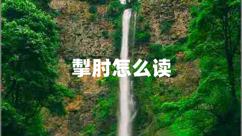 掣肘怎么讀 掣肘怎么讀