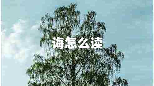 誨怎么讀 誨怎么讀