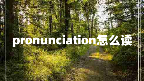 pronunciation怎么讀