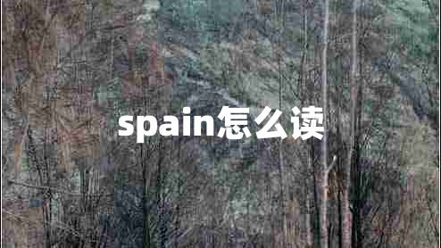 spain怎么讀